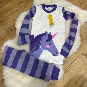 Hanna Andersson Purple Unicorn Kids Pajamas